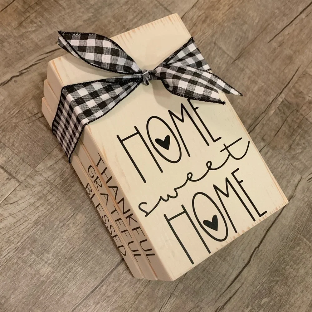 Home Sweet Home‎ Wooden Book Set